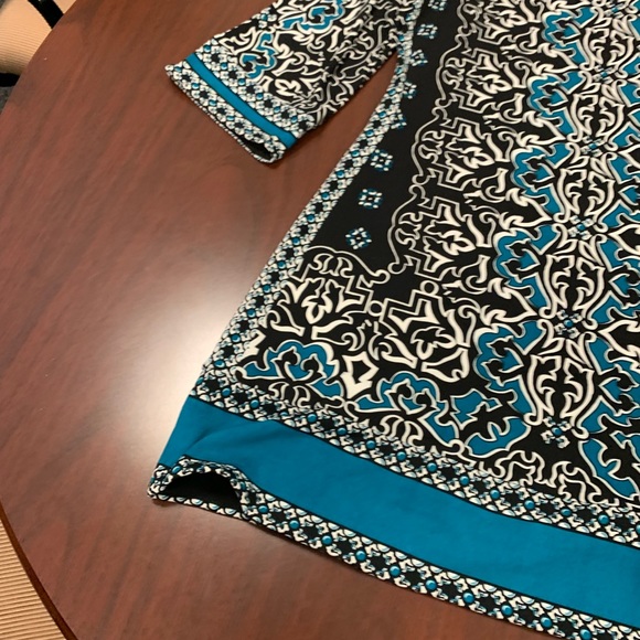 White House Black Market S Mini Dress 3/4 sleeves - Picture 5 of 5